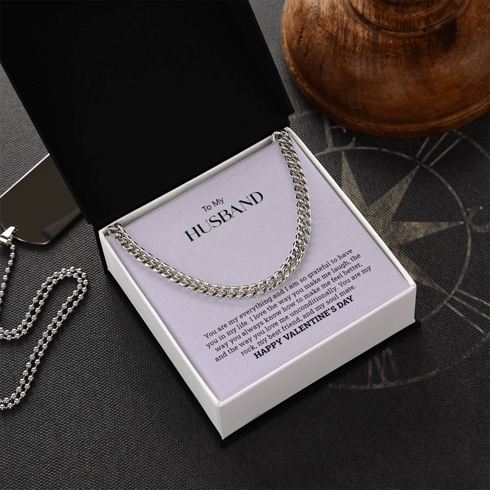 To my Husband | Cuban Link Chain
