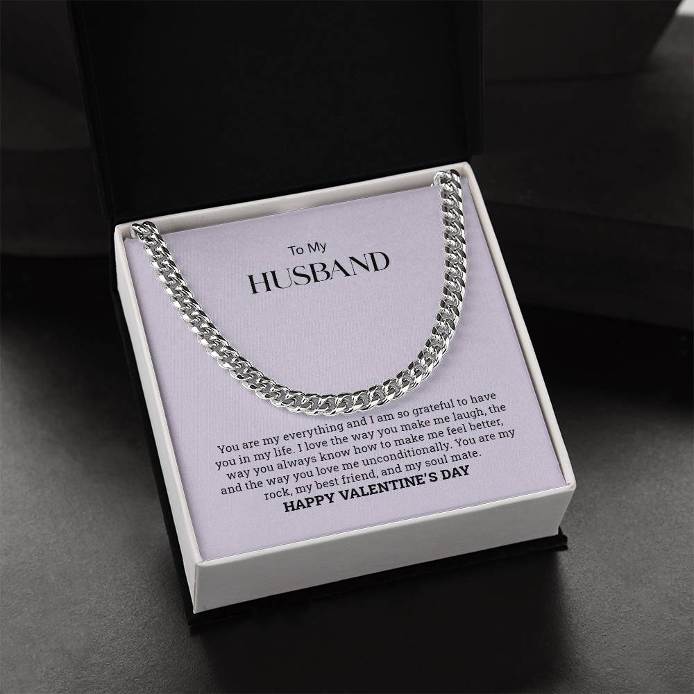 To my Husband | Cuban Link Chain