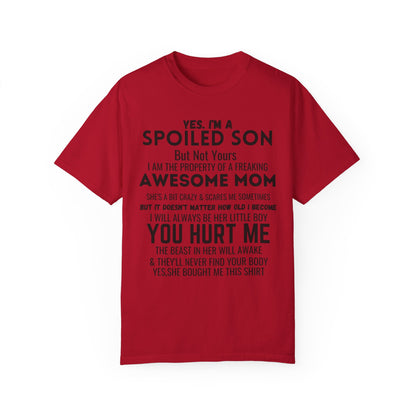 To My Son | Unisex Garment-Dyed T-shirt