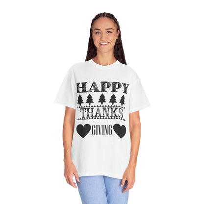 Happy Thanksgiving | Unisex Garment-Dyed T-shirt