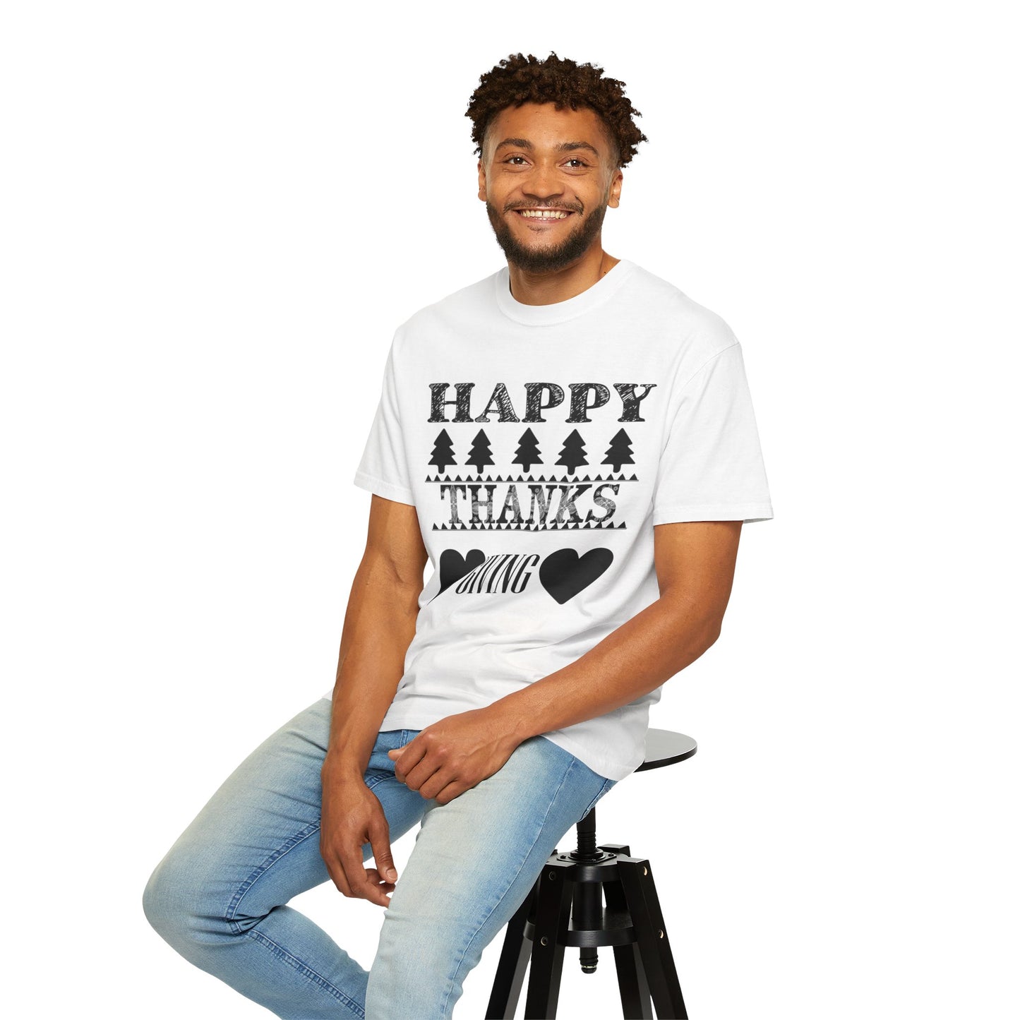 Happy Thanksgiving | Unisex Garment-Dyed T-shirt