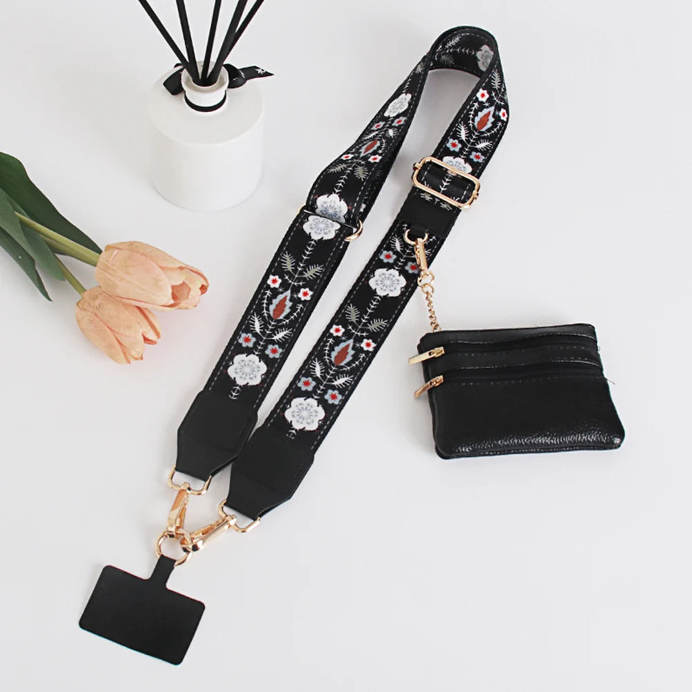 Hands-Free Phone Lanyard with Wallet