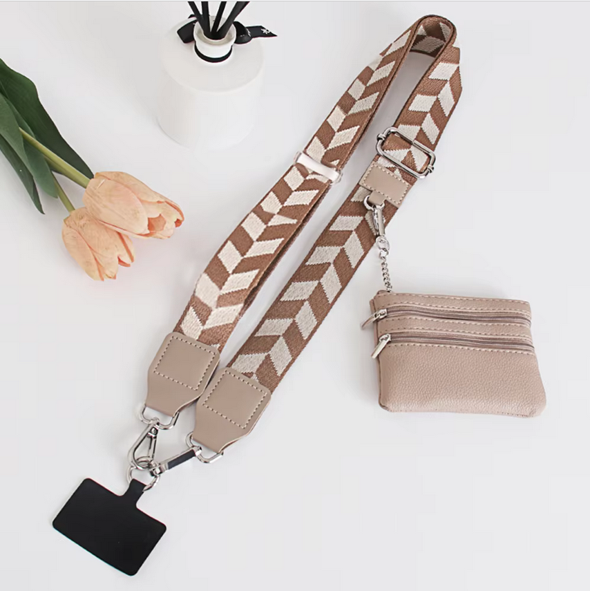 Hands-Free Phone Lanyard with Wallet