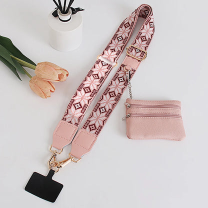 Hands-Free Phone Lanyard with Wallet