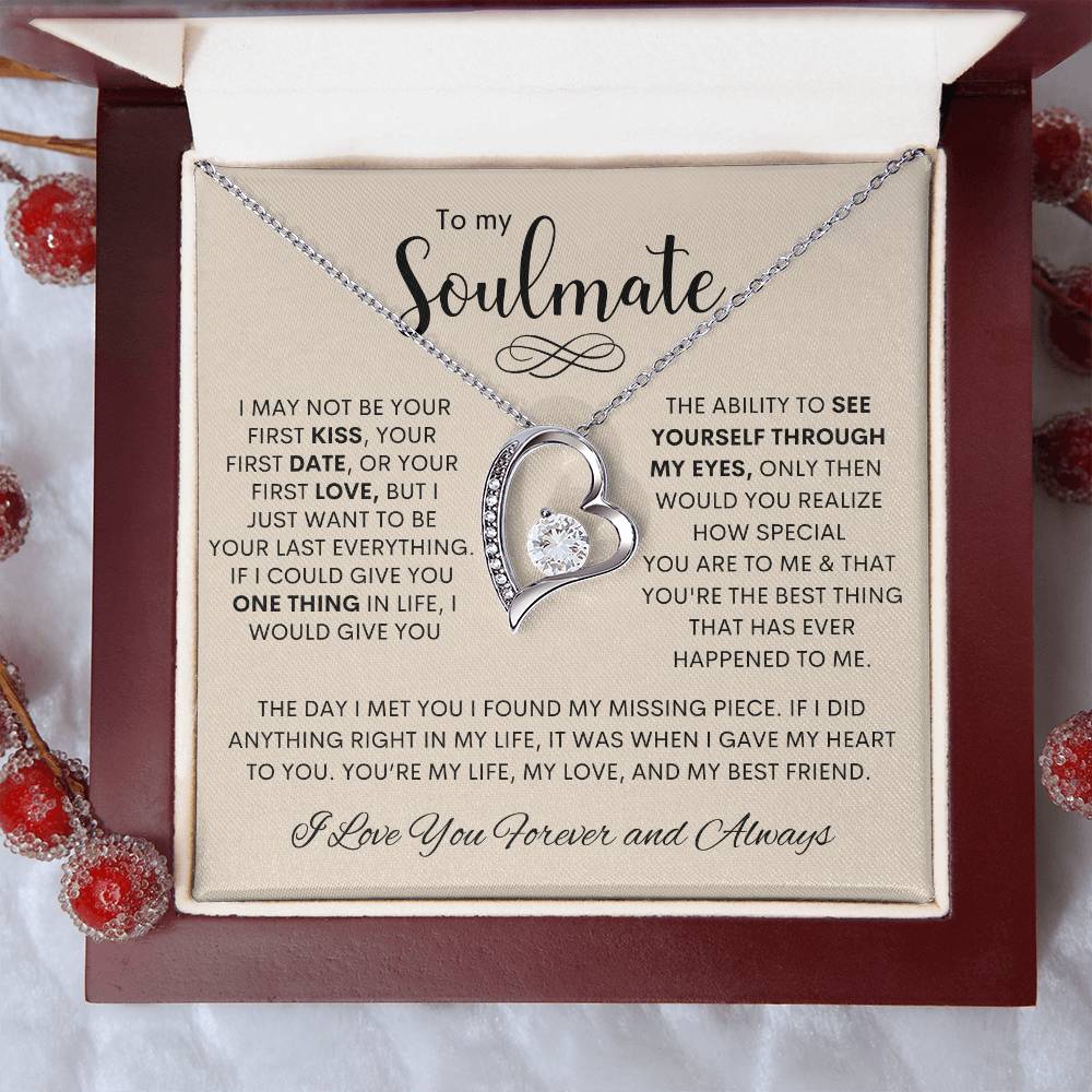 To My Soulmate | Forever Love Necklace