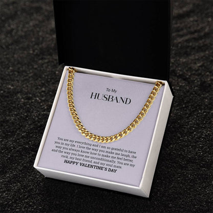 To my Husband | Cuban Link Chain