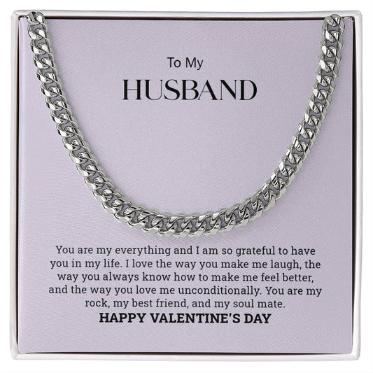 To my Husband | Cuban Link Chain