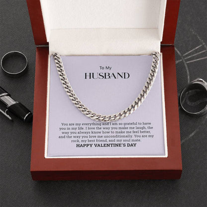 To my Husband | Cuban Link Chain