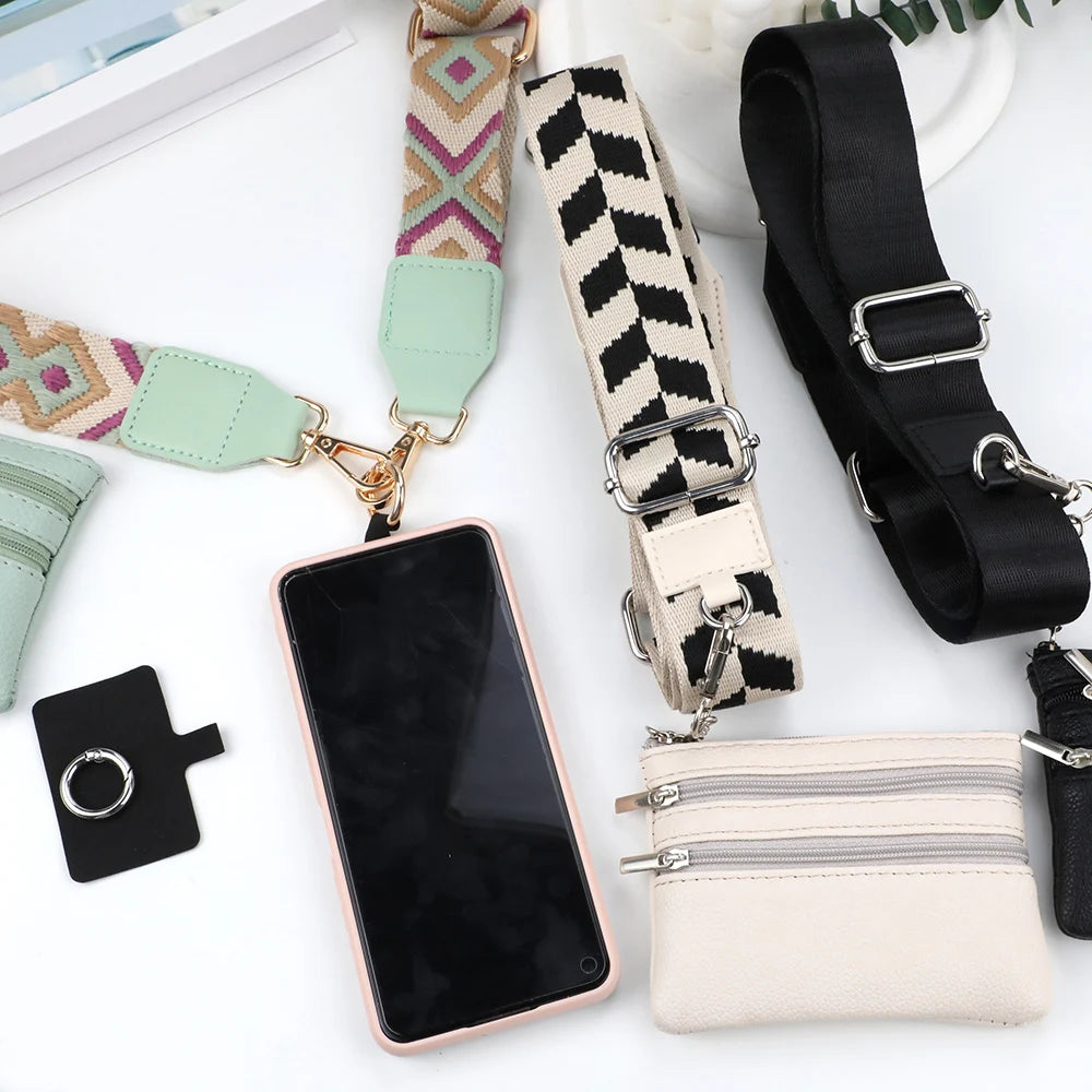 Hands-Free Phone Lanyard with Wallet