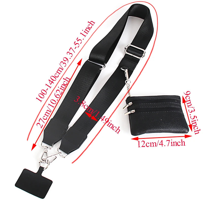 Hands-Free Phone Lanyard with Wallet