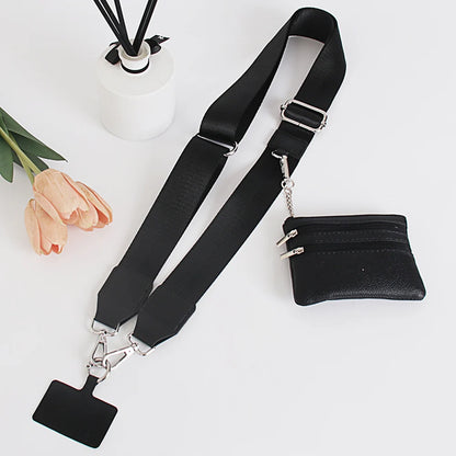 Hands-Free Phone Lanyard with Wallet